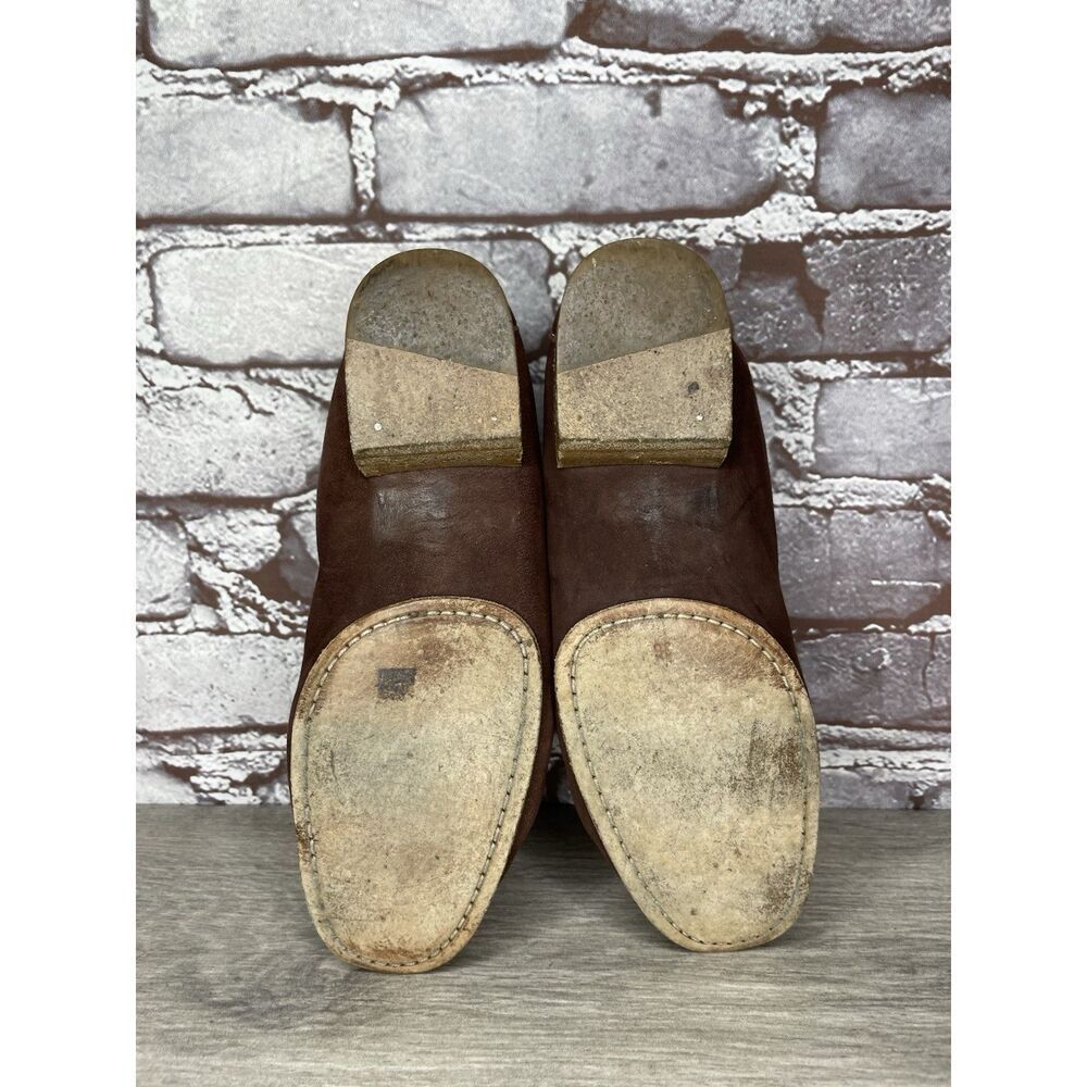 Giorgio Armani Brown Suede Loafers Leather Sole Driving Shoes Women’s 36EU/6M US - Picture 8 of 16